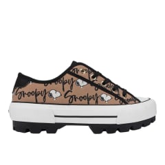 Zapatillas Urbanas Mujer Snoopy Marron
