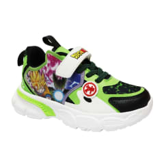 Zapatillas Niño Dragon Ball Goku Verde con Luces