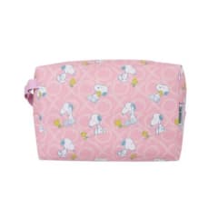 Neceser Snoopy y Woodstock Peanuts Rosado