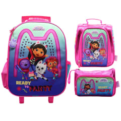 Pack Escolar Maleta Gabby Dollhouse Fiesta Oficio