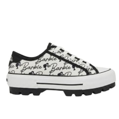 Zapatillas Urbanas Mujer Barbie Blanco y Negro