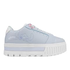 Zapatilla Mujer Casual Stitch Celeste