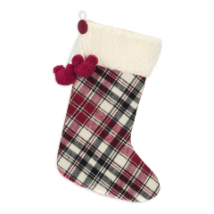 Bota Navideña Disney Store a cuadros