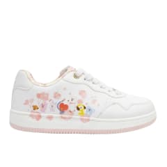 Zapatilla Mujer Casual BT21 BTS Kpop Kawai Blanco Rosado