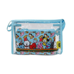 Set x2 Neceseres BT21 Personajes Completos Line Friends Diseño KPop Kawaii