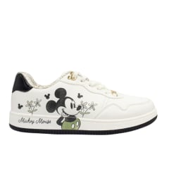 Zapatilla Mujer Casual Mickey Mouse Blanco
