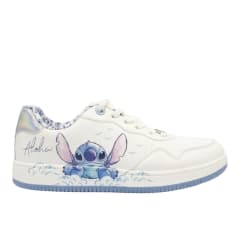 Zapatilla Mujer Casual Stitch Blanco Azul