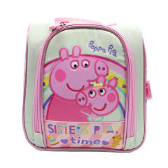 Lonchera Peppa Pig y hermanita Evie
