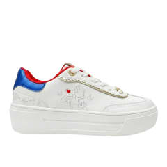 Zapatillas Casual Mujer Blanca Nieves Blanco