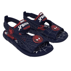 Sandalias Canasta Spiderman Azul Oscuro Niño