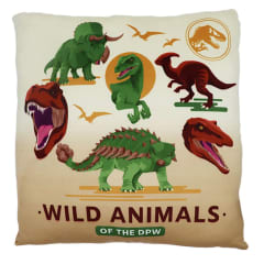 Cojin Almohada Dinosaurios Jurassic 29X29 cm