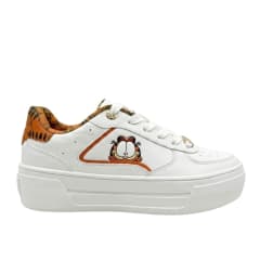 Zapatillas Mujer Garfield Casual Blanco