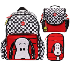 Pack Escolar Mochila Snoopy Oficio