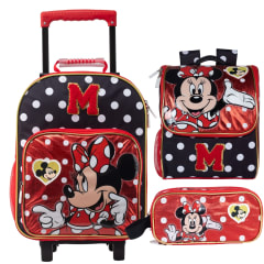 Pack Escolar Maleta Minnie Mouse Roja Oficio