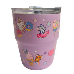 Mug vaso con cañita Gokko Tommy and Jerry 480 ml