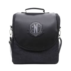 Lonchera Merlina Addams Negra