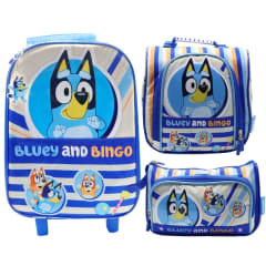 Pack Escolar Maleta Bluey Azul Nido