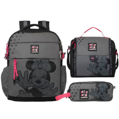 Pack Escolar Mochila Minnie Mouse Oficio
