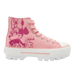 Zapatillas Mujer Minnie Mouse Botin Rosado