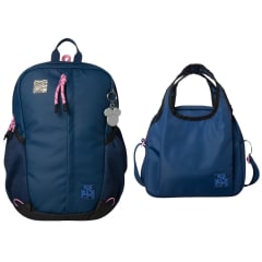 Pack Escolar Mochila y lonchera Minnie Mouse Oficio