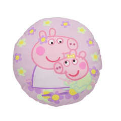 Cojin Almohada Peppa Pig Durmiendo Redondo 33x33 cm