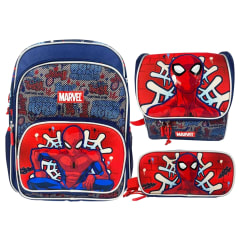 Pack Escolar Mochila Spiderman Comics Oficio
