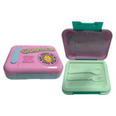 Taper Escolar Garfield Bento con cubiertos 870 ml