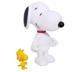 Figura Articulada Toddler Snoopy y Woodstock 25 cms