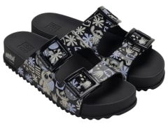 Sandalias Mujer Zaxy Stitch Negro Vainilla