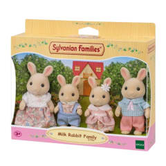 Juguete Sylvanian Ternurines Set Familia Conejos de Leche