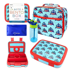 Pack Lonchera Bento Box Kinsho Tiburones