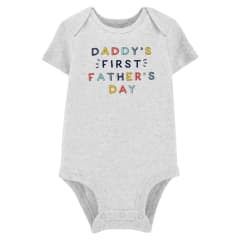 Body para Bebe Carters Primer Día del Padre