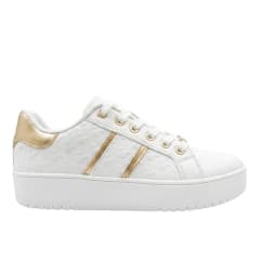 Zapatillas Mickey Mouse Blancas con Dorado Mujer