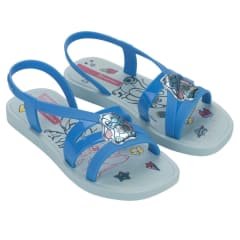 Sandalias Playera Ipanema Niña Stitch Celeste Blanco