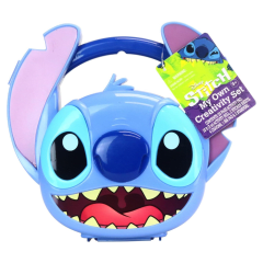 Super Set de Manualidades Creativo Tipo Maleta Stitch Disney