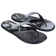 Sandalias Hombre Playera Ronaldinho Futbol Rider Negro