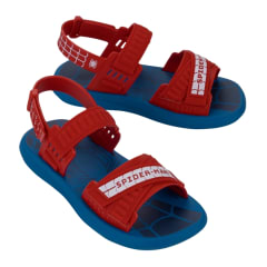 Sandalias Niño Playera Spiderman Azul