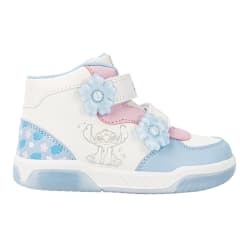 Zapatillas Botin Niña Casual Stitch Pastel Con Luces