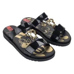 Sandalias Mujer Casuales Mickey Mouse Zaxy Negro