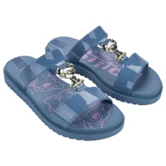 Sandalias Mujer Casuales Stitch Zaxy Celeste