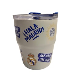Mug vaso con cañita Real Madrid Futbol Chibi 480 ml