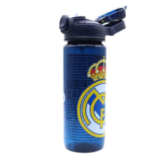 Tomatodo Escolar Botella Con Cañita Real Madrid Futbol 750 ML