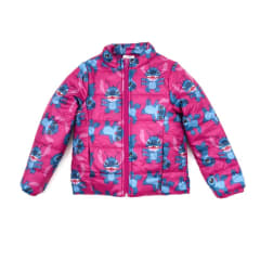Casaca Acolchada Disney Store Stitch Rosada
