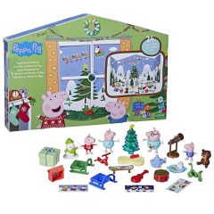 Calendario de Adviento Peppa Pig con Figuras y Accesorios Sorpresa Juguete Infantil