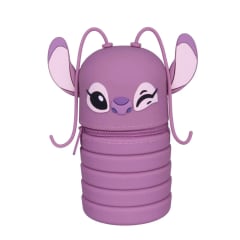 Cartuchera Plegable Silicona Artesco Stitch Angel