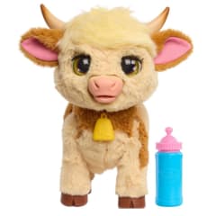Peluche Interactivo Juguete Furreal Maggy Vaquita con sonidos y movimiento 33 cm
