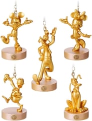 Ornamentos Adornos Arbol Navidad Disney Store Mickey y sus amigos 50 años