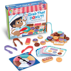 Set Didactico Motricidad Fina Pinzas Donas Learning Resources