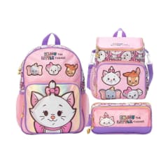 Pack Escolar Mochila Gatita Marie Aristogatos Nido