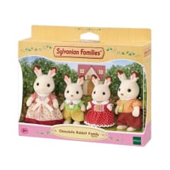 Juguete Sylvanian Ternurines Familia Conejo Chocolate
